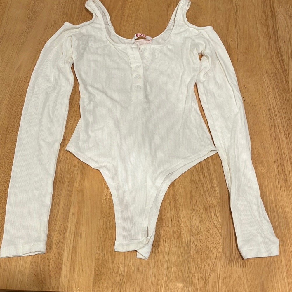 Bayse white body suit